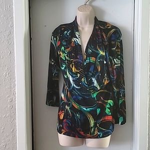 Cable & Gauge Blouse Large